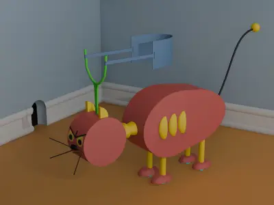 Tom and jerry Mechano 3D model