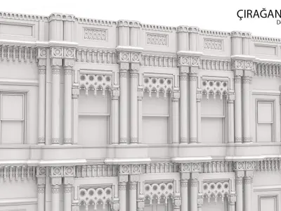Ciragan Palace TURKIYE istanbul  Saray 3D model