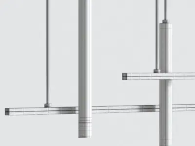 Ophelia Ceiling Chandelier 3D model