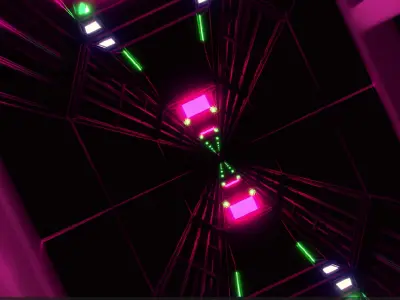 Corridor geometry nodes Texture