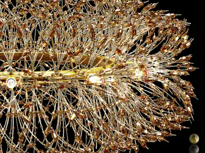 Crystal Chandelier Collection 001 3D model