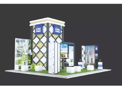 Kingpower Booth 3D model