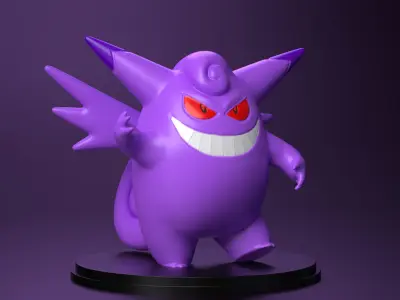 Clefable pokemon 3D print model