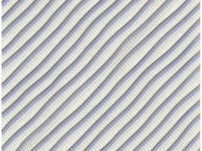 sandy ripples diagonal waves 3D model