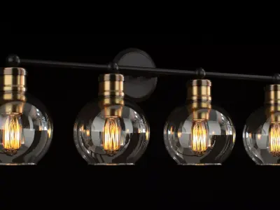 Breakwater Bay Nadya 4 light 3D model