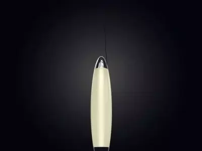 Modern White Lamp 3D model