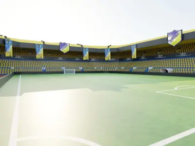 APOEL Football Stadium Low-poly 3D model