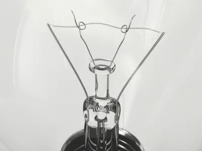 Incandescent Light Bulb 3D model