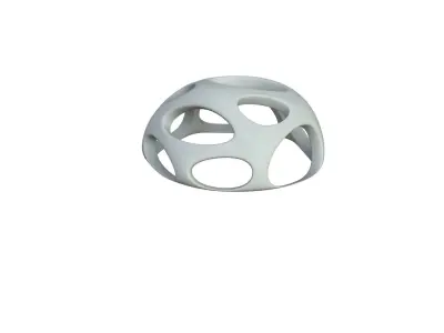 SciFi Cube Object No 53991 Low Poly Shape Low-poly 3D model
