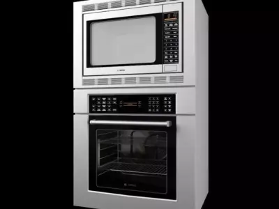 Kitchen Appliance   Microwave And Oven 3D model