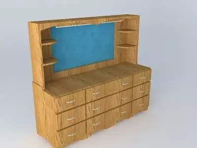 Bedroom Dresser 3D model