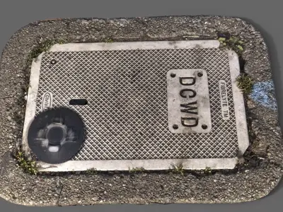 DCWD Utility Cover 3D model