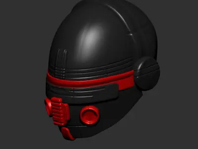 helmet high poly sculpt 3d printable 3D model