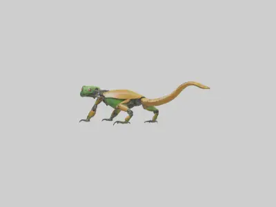 Robot version of a newt model 3D model