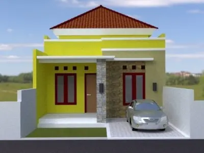 Minimalist Modern House 3D model purchase
