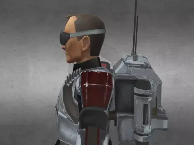 Tech Bad Batch Low-poly 3D model