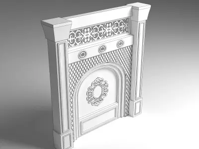 Modern Wall Panel 3D model