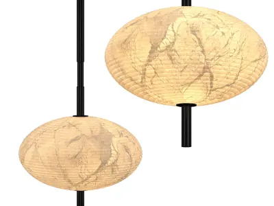 Oval onix pendant 3D model