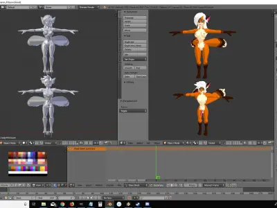 Acheron Series Favorites Nude 3D Model Pack