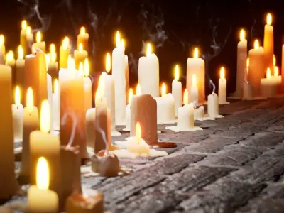 Mega Candles Pack 3D model