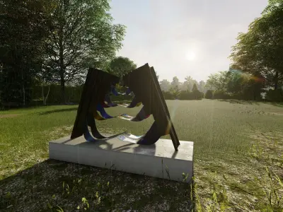 Fiesta Andina  Edgar Negret 3D model