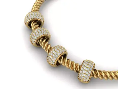 Pandora bracelet  3D print model purchase