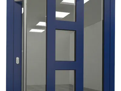 Aluminum Joinery Doors 3D model