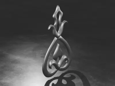 wood carving Decor 3D print model