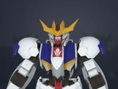 gundam barbatos 3D model