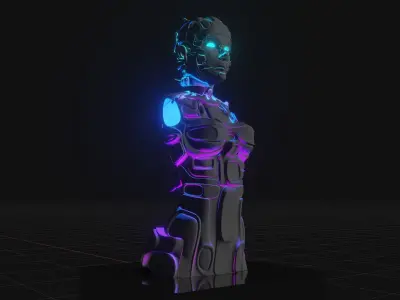Cyberpunk Lab Asset Pack 3D model