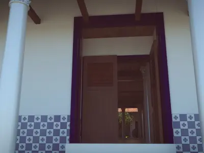 Simple pseudo Roman vila 3D model