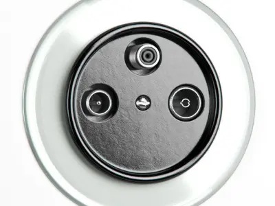 Switches and sockets THPG Bakelite Glass Covering 3D model