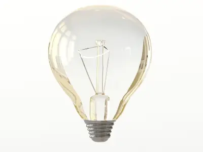 Pottery Barn  Clift Glass Table Lamp Base - Espresso 3D model