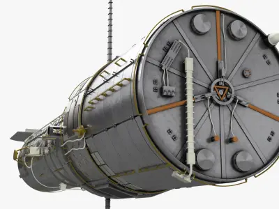  Kennan KH-11 Orbital Telescope without Panels 