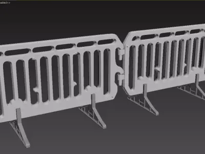ROAD BARRIER 3D print model
