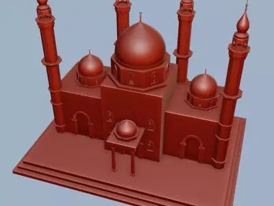 Traditional Masjid  Free 3D model