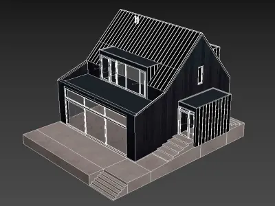Vacation home 3D model purchase