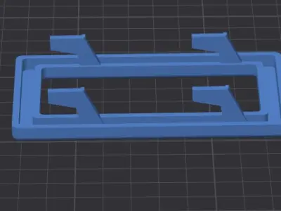 FRD Capri Granada Escort Cortina inner door handle trim 3D print model