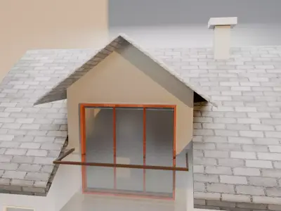 Realistic Modern House 3D Model High Quality Architecture 3D model