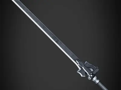 Sword Art Online Kirito Elucidator Sword for Cosplay 3D print model