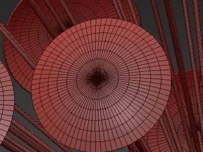 Bilbao Purple Lighting 3D model