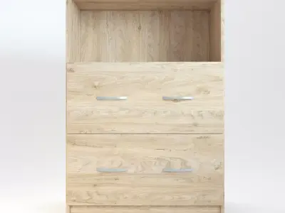 Wooden Cabinet 16 3D model