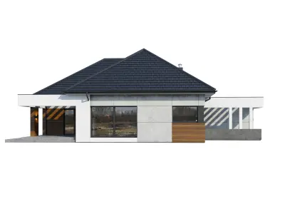 Modern house v99 3D model