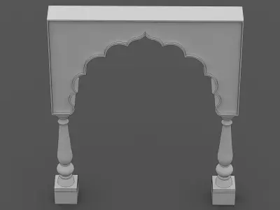 Indian Arch 3D model