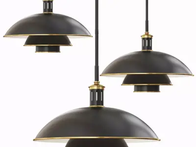 Whitman Large Pendant Circalighting 3D model