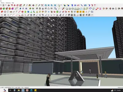 residential building 3d model free download Free 3D model