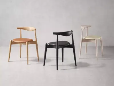 CH20 Elbow Chair 3D model