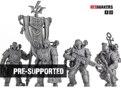 Special Forces - Command Squad of the Imperial Force 3D print model