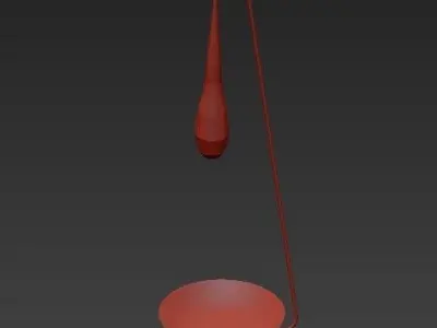 TEARDROP 4 table lamp 3D model