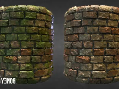 Stone Brick Wall - Game Textures Texture